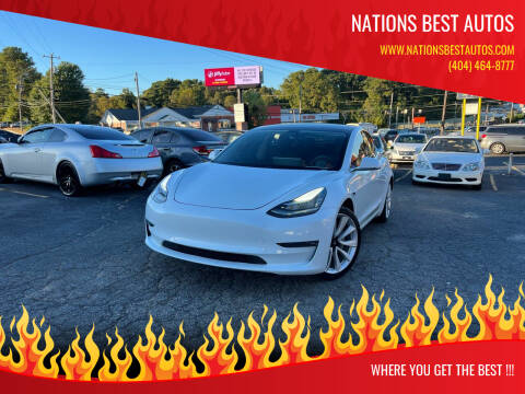 2018 Tesla Model 3 for sale at Nations Best Autos in Decatur GA