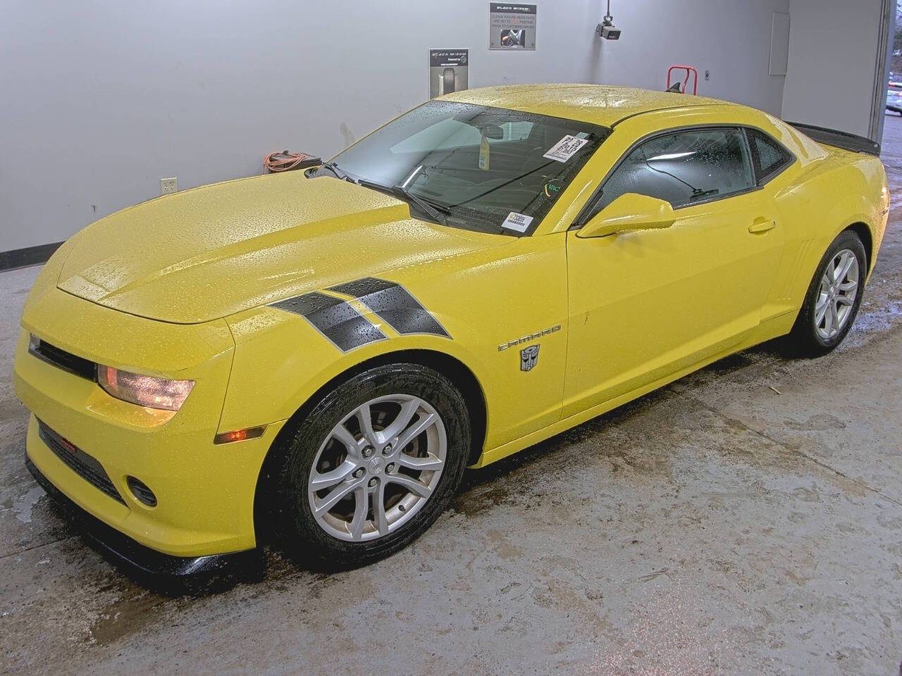 Yellow 2015 Chevrolet Camaro LS LS 2dr Coupe w/2LS 1