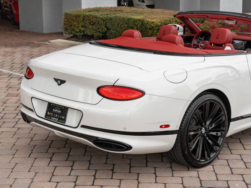 2022 Bentley Continental GTC Speed