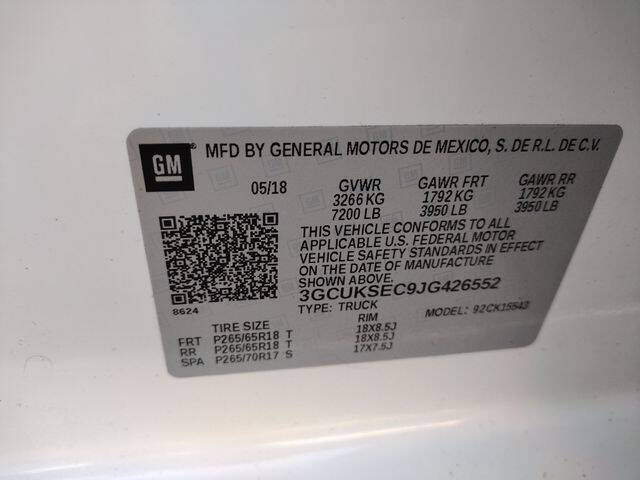 2018 Chevrolet Silverado 1500