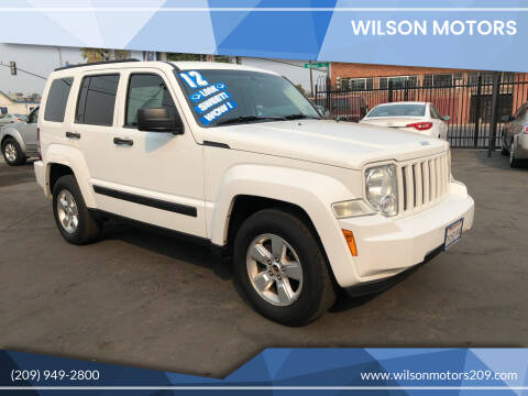 2012 Jeep Liberty for sale at WILSON MOTORS in Stockton CA