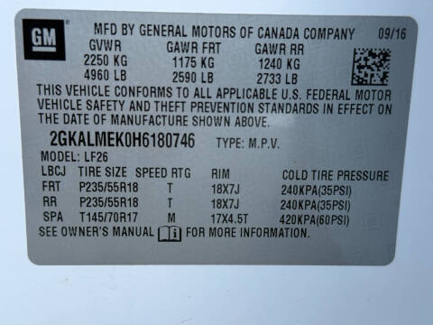 2017 GMC Terrain SLE-1