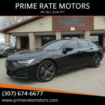 2021 Acura TLX for sale at PRIME RATE MOTORS in Sheridan WY