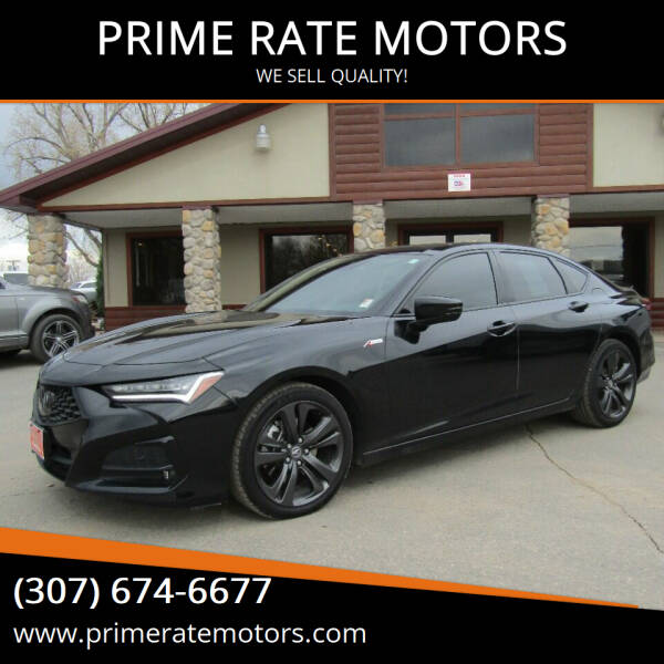 2021 Acura TLX for sale at PRIME RATE MOTORS in Sheridan WY