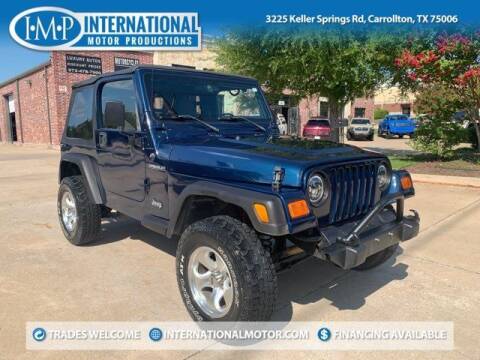 2001 Jeep Wrangler for sale at International Motor Productions in Carrollton TX