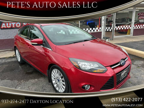 2012 Ford Focus for sale at PETE'S AUTO SALES LLC - Dayton in Dayton OH