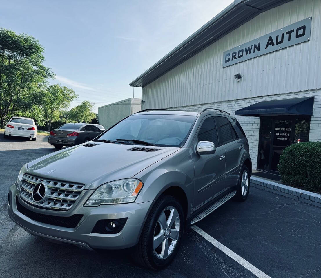 2009 Mercedes-Benz M-Class for sale at Crown Auto Sales in Marietta, GA