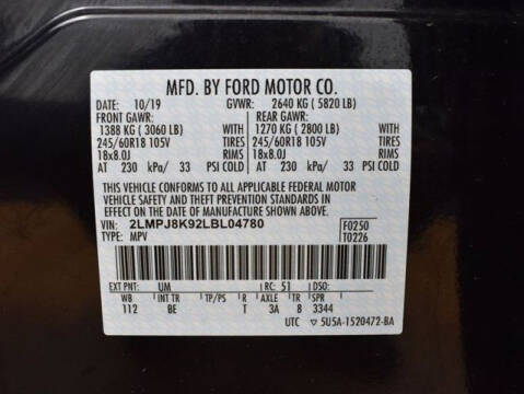 2020 Lincoln Nautilus Reserve