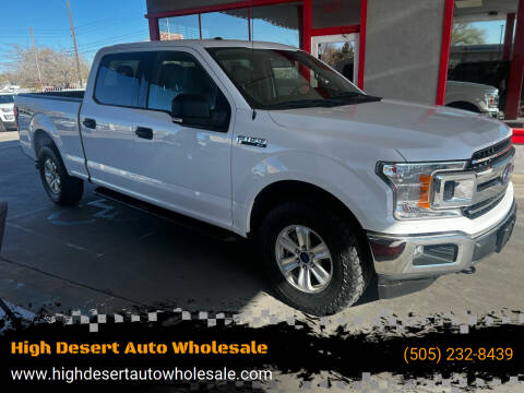 2018 Ford F-150 for sale at High Desert Auto Wholesale in Albuquerque NM