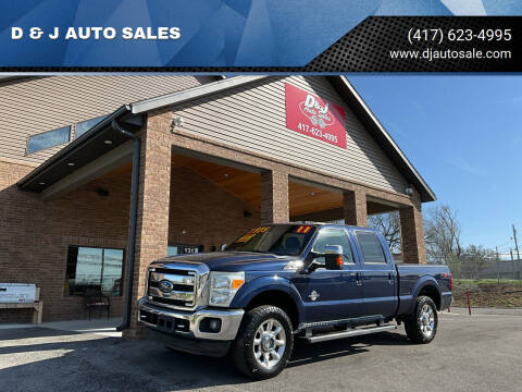2011 Ford F-250 Super Duty for sale at D & J AUTO SALES in Joplin MO