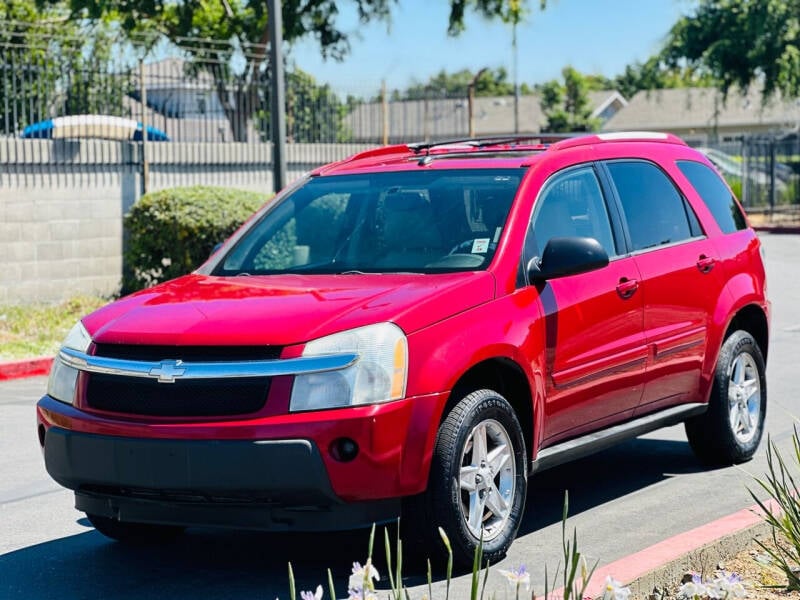 red 2005 chevy equinox