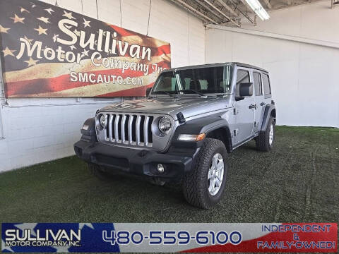 2019 Jeep Wrangler Unlimited for sale at SULLIVAN MOTOR COMPANY INC. in Mesa AZ