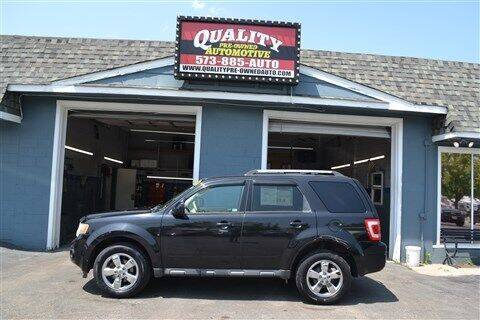 2011 Ford Escape for sale at Quality Pre-Owned Automotive in Cuba MO