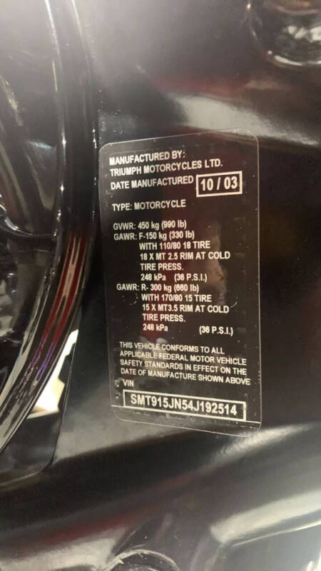 2004 Triumph Bonneville Speedmaster