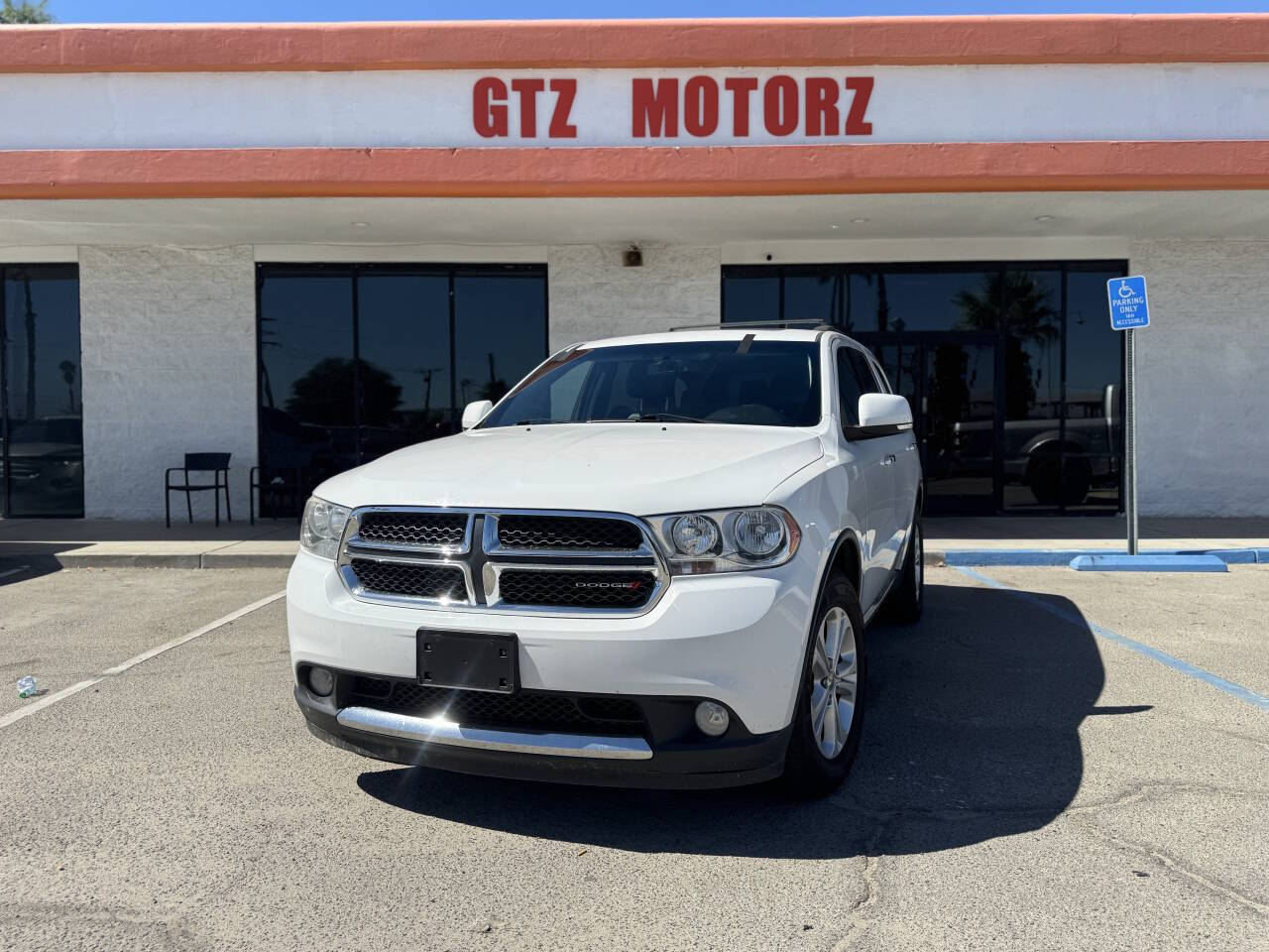 White 2013 Dodge Durango Crew AWD Crew 4dr SUV 1