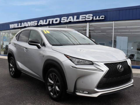 2016 Lexus NX 200t for sale at Williams Auto Sales, LLC in Cookeville TN
