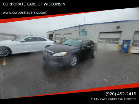 2012 Chrysler 200 for sale at CORPORATE CARS OF WISCONSIN - DAVES AUTO SALES OF SHEBOYGAN in Sheboygan WI