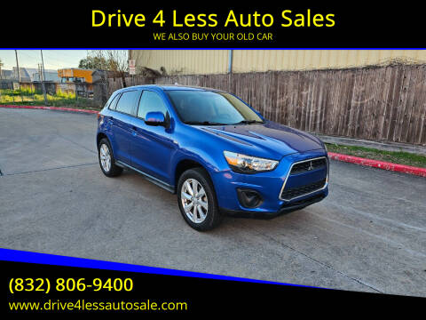 2015 Mitsubishi Outlander Sport for sale at Drive 4 Less Auto Sales in Houston TX