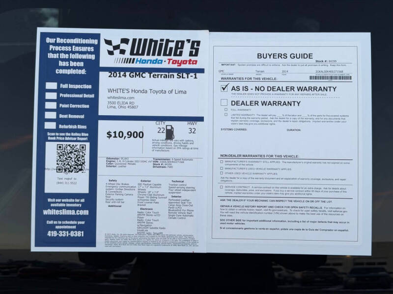 2014 GMC Terrain SLT-1