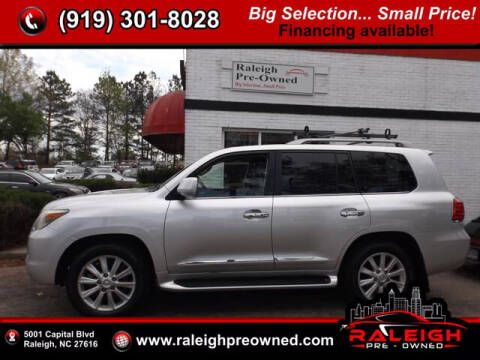 2009 Lexus LX 570 for sale at Raleigh Pre-Owned in Raleigh NC