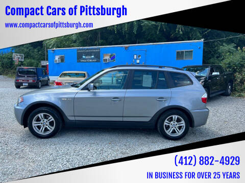 2006 BMW X3 for sale at Compact Cars of Pittsburgh in Pittsburgh PA