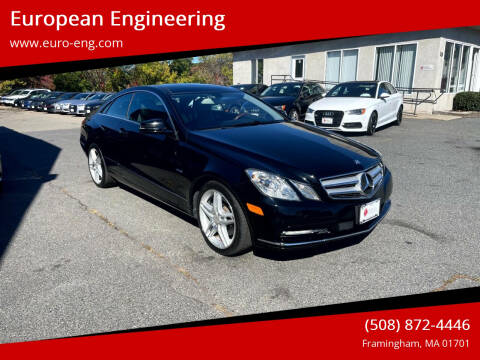 2012 Mercedes-Benz E-Class for sale at European Engineering in Framingham MA