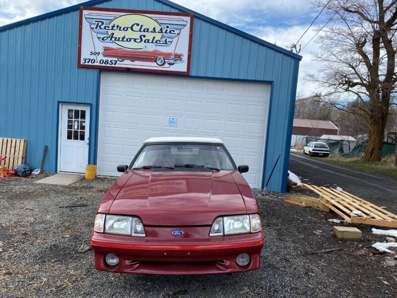 1988 Ford Mustang for sale at Retro Classic Auto Sales in Fairfield WA