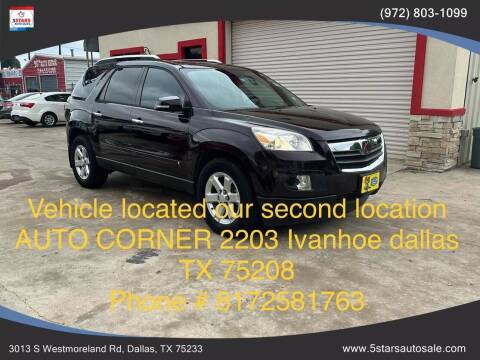 2009 Saturn Outlook for sale at Auto Corner Inc in Dallas TX