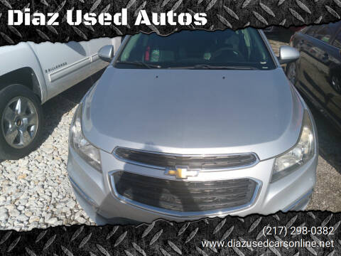 2016 Chevrolet Cruze Limited for sale at Diaz Used Autos in Danville IL