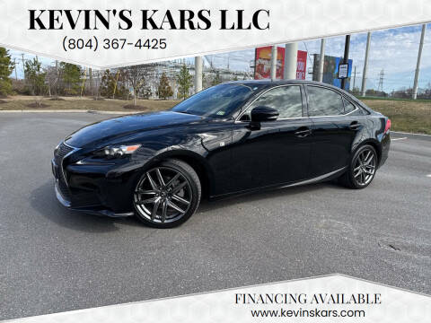 2014 Lexus IS 250 for sale at Kevin's Kars LLC in Richmond VA