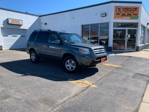2007 Honda Pilot for sale at HIGHLINE AUTO LLC in Kenosha WI