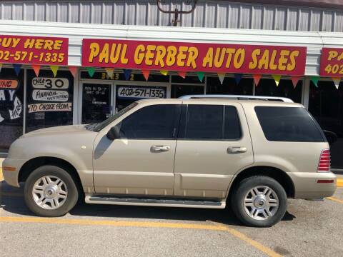 2004 Mercury Mountaineer for sale at Paul Gerber Auto Sales in Omaha NE
