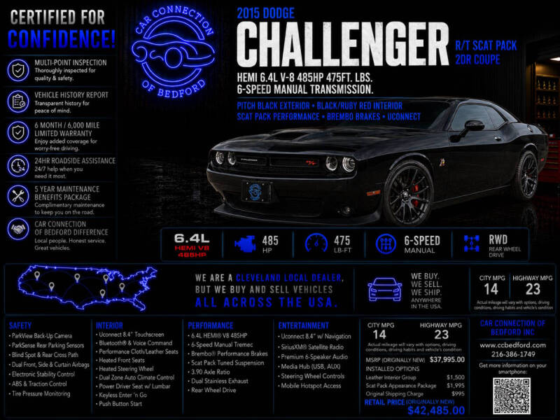 2015 Dodge Challenger R/T Scat Pack Shaker