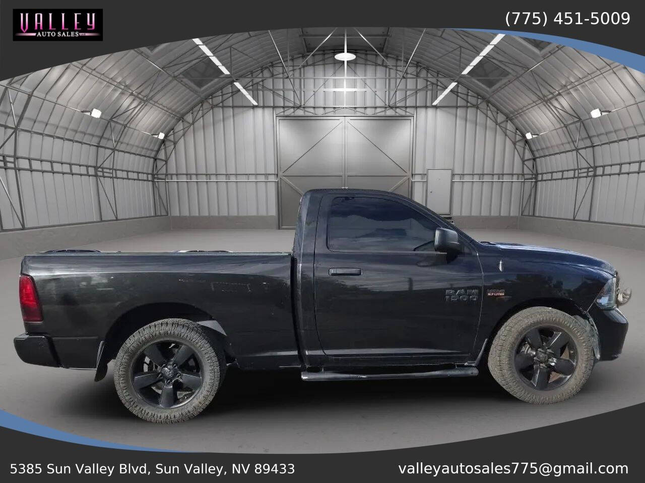 Black 2017 Ram 1500 Express 4x2 Express 2dr Regular Cab 6.3 ft. SB Pickup 2