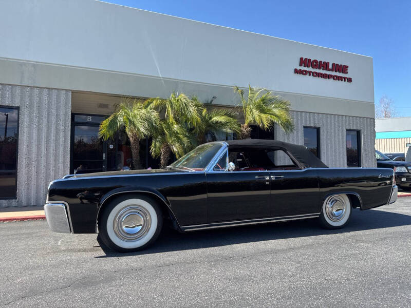 1961 Lincoln Continental for sale at HIGH-LINE MOTOR SPORTS in Brea CA