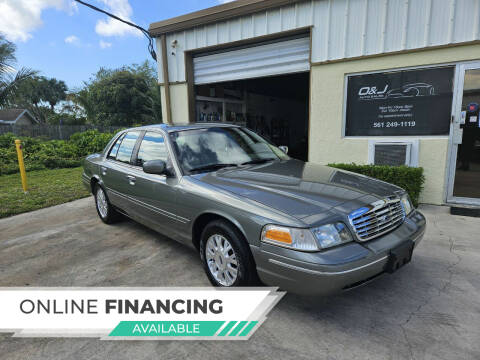 2003 Ford Crown Victoria for sale at O & J Auto Sales in Royal Palm Beach FL