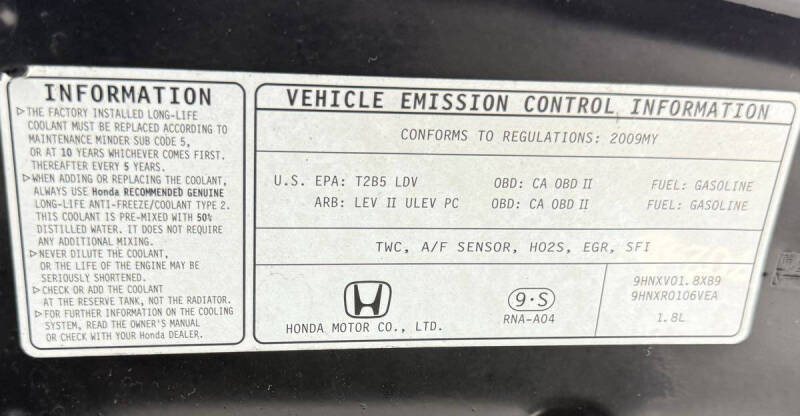 2009 Honda Civic LX-S