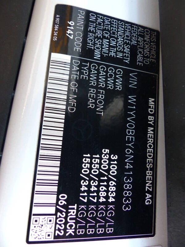 2022 Mercedes-Benz Metris Cargo