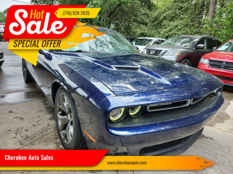 2015 Dodge Challenger for sale at Cherokee Auto Sales in Acworth GA