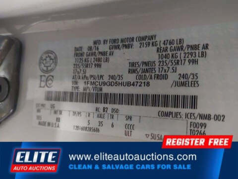 2017 Ford Escape SE