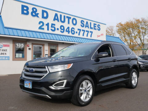 2015 Ford Edge for sale at B & D Auto Sales Inc. in Fairless Hills PA