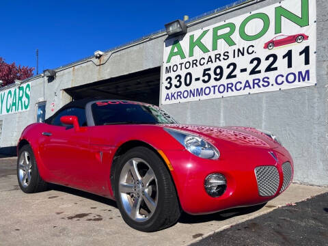 2007 Pontiac Solstice for sale at Akron Motorcars Inc. in Akron OH