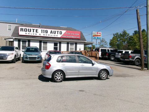 2005 Kia Spectra for sale at ROUTE 119 AUTO SALES & SVC in Homer City PA