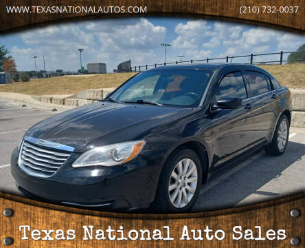 2014 Chrysler 200 for sale at Texas National Auto Sales in San Antonio TX