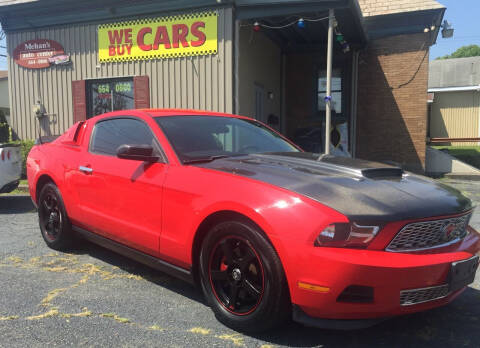 2012 Ford Mustang for sale at Mehan's Auto Center in Mechanicville NY