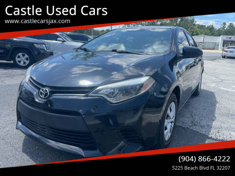 2016 Toyota Corolla for sale at Castle Used Cars in Jacksonville FL
