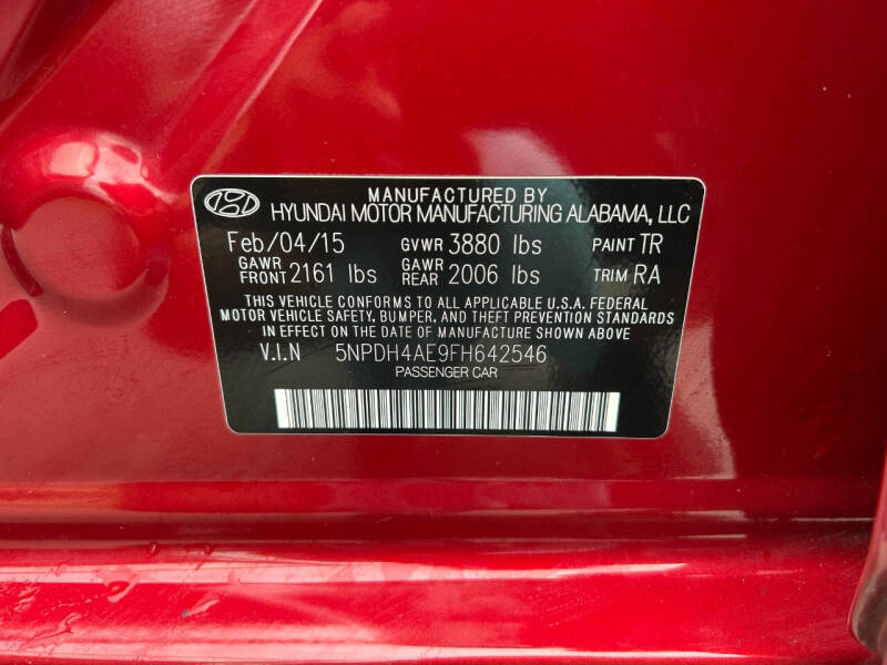 2015 Hyundai Elantra SE