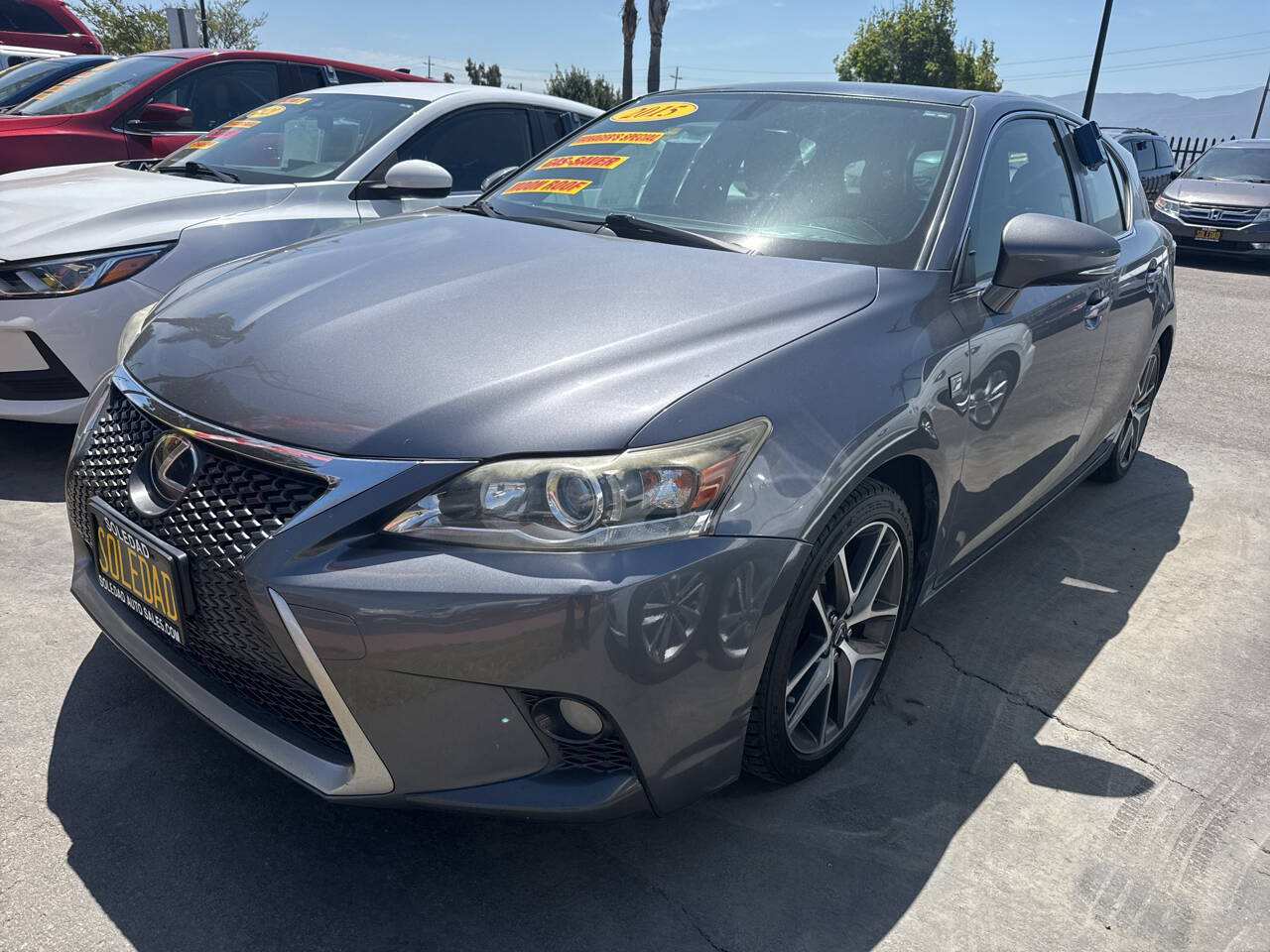 Gray 2015 Lexus CT 200h Base 4dr Hatchback 1