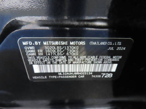 2024 Mitsubishi Mirage ES