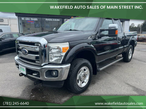 2011 Ford F-250 Super Duty for sale at Wakefield Auto Sales of Main Street Inc. in Wakefield MA